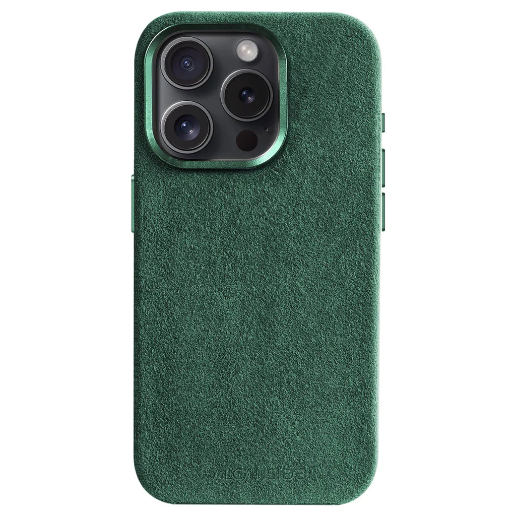 Alcantara Case - Midnight Green - Iphone